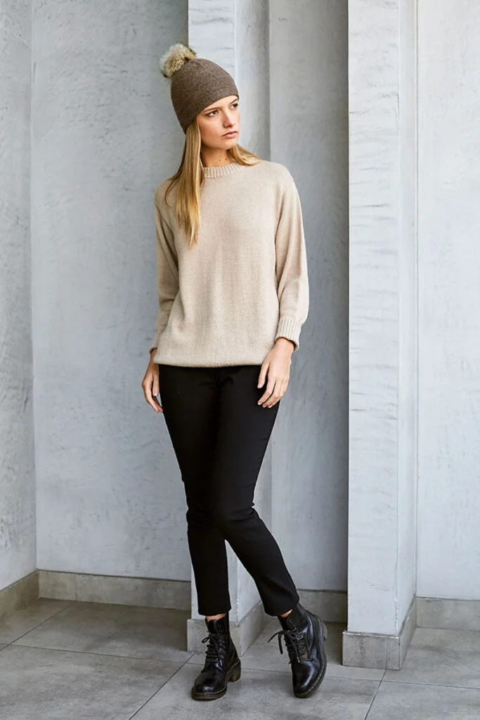 Fur Beanie. Norgäte - Luxury Alpaca Clothing