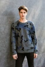 Camouflage-M-Sweater Alpaca Clothing, Sweaters and accessories for men and woman