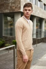 Simple-Zip-Sweater-II Peruvian Alpaca Clothes